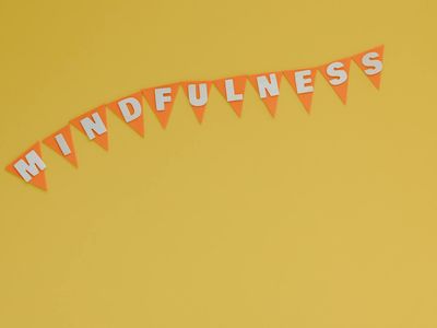 Light spheres representing mindfulness and mental clarity